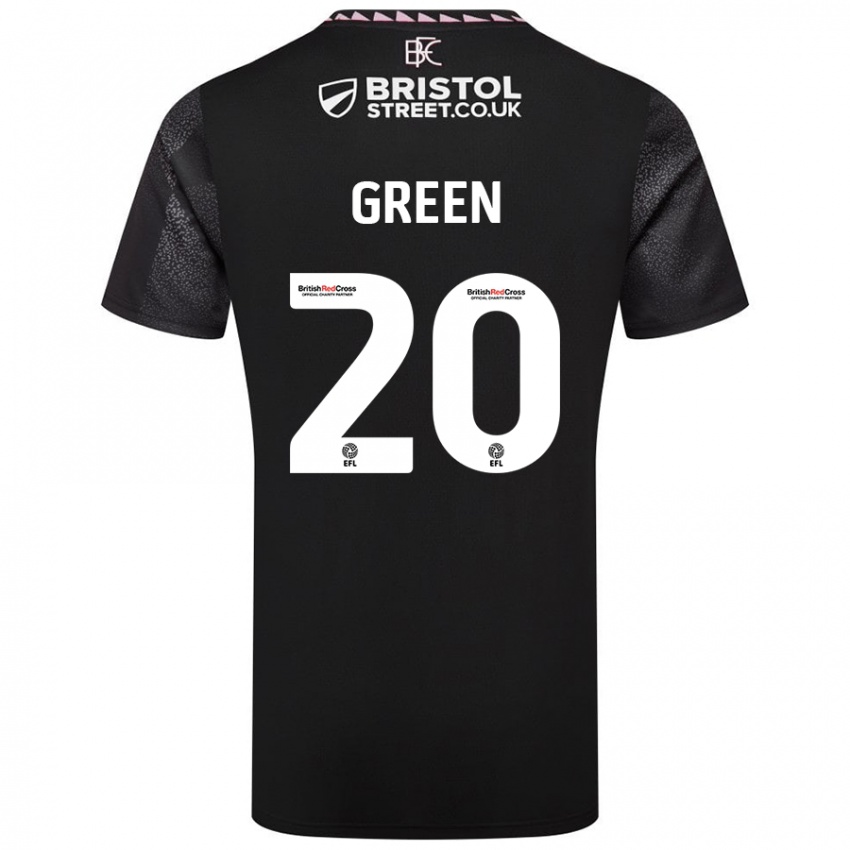 Dětské Etienne Green #20 Černý Daleko Hráčské Dresy 2024/25 Dres