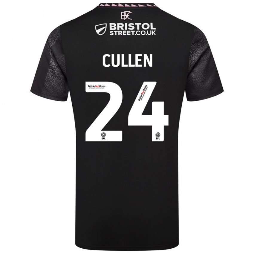 Dětské Josh Cullen #24 Černý Daleko Hráčské Dresy 2024/25 Dres