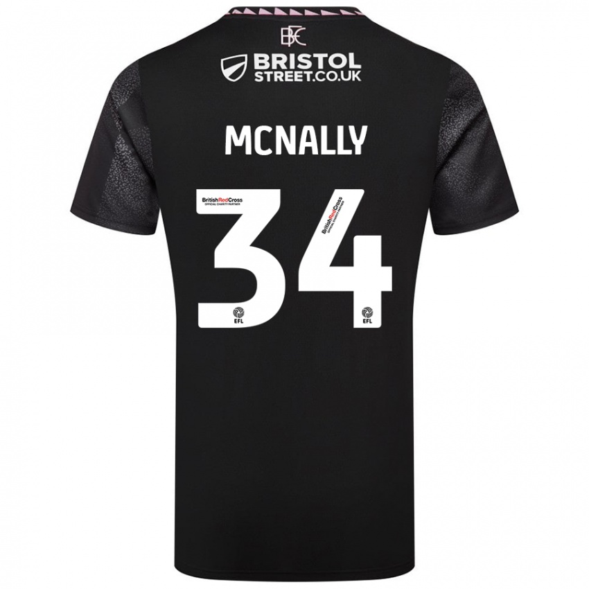 Dětské Luke Mcnally #34 Černý Daleko Hráčské Dresy 2024/25 Dres