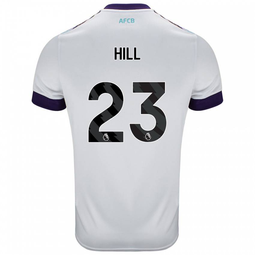 Dětské James Hill #23 Bílá Zelená Fialová Daleko Hráčské Dresy 2024/25 Dres