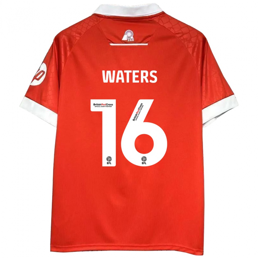 Pánské Billy Waters #16 Červená Bílá Domů Hráčské Dresy 2024/25 Dres