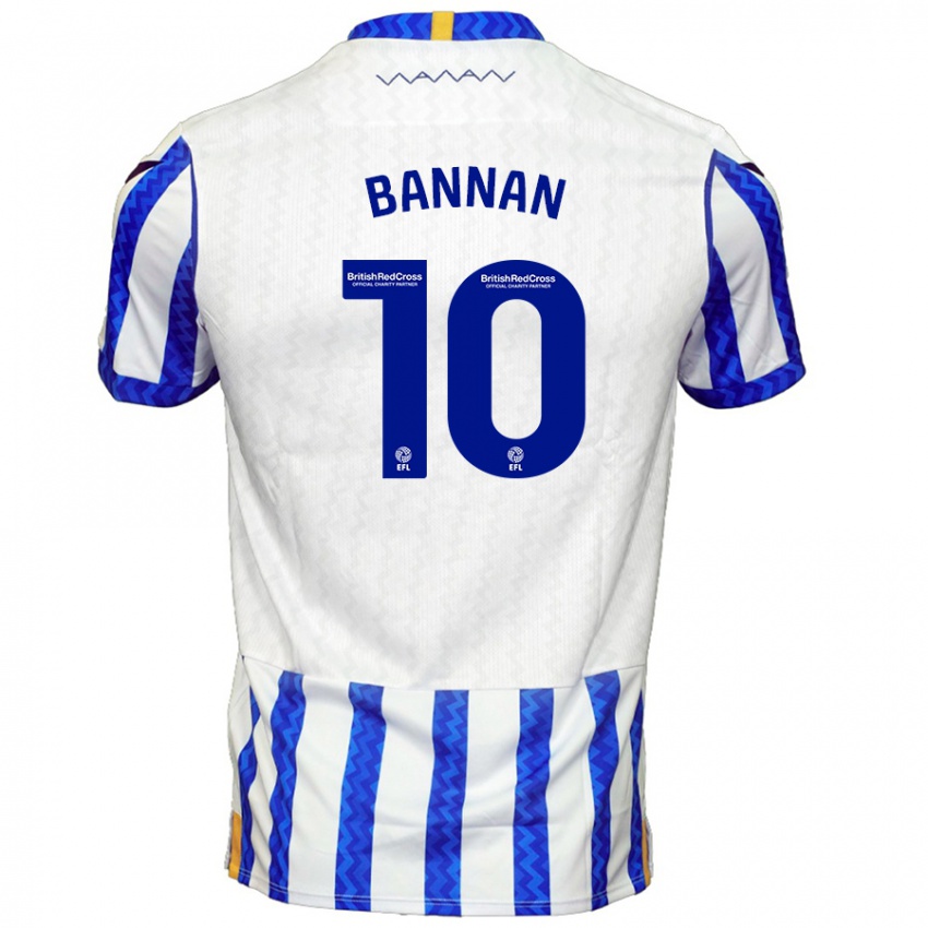 Pánské Barry Bannan #10 Modrá Bílá Domů Hráčské Dresy 2024/25 Dres