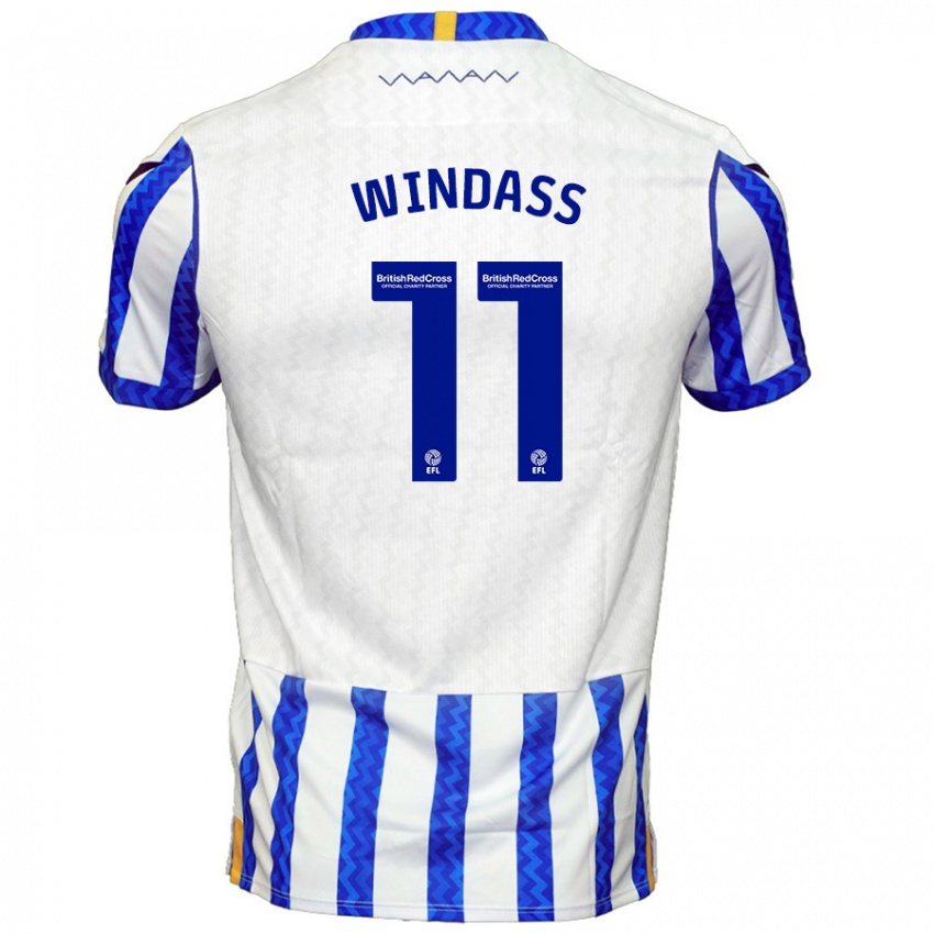 Pánské Josh Windass #11 Modrá Bílá Domů Hráčské Dresy 2024/25 Dres