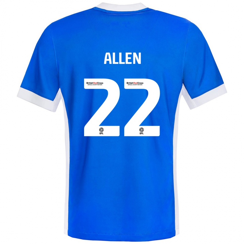 Pánské Remi Allen #22 Modrá Bílá Domů Hráčské Dresy 2024/25 Dres