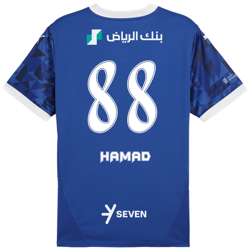 Pánské Hamad Al-Yami #88 Tmavě Modrá Bílá Domů Hráčské Dresy 2024/25 Dres