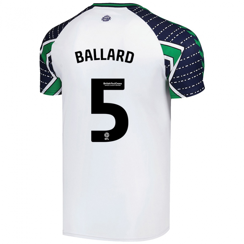 Pánské Daniel Ballard #5 Bílý Daleko Hráčské Dresy 2024/25 Dres