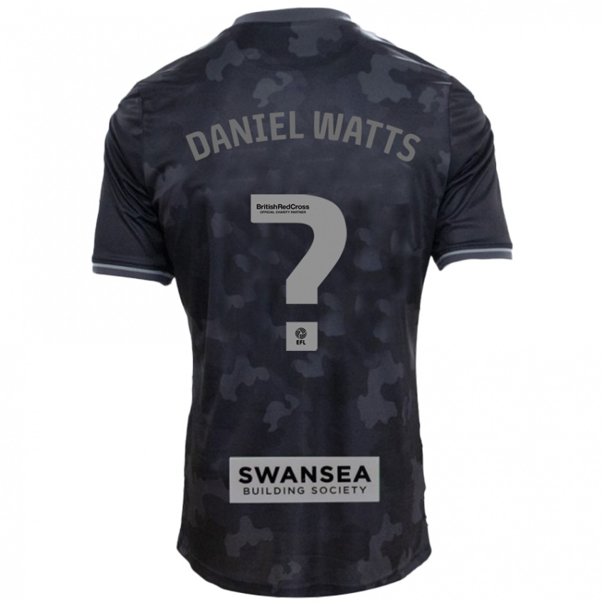 Pánské Daniel Watts #0 Černý Daleko Hráčské Dresy 2024/25 Dres