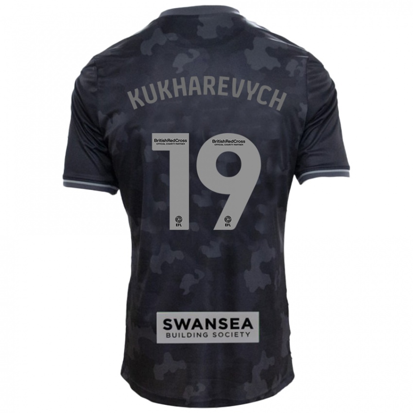 Pánské Mykola Kukharevych #19 Černý Daleko Hráčské Dresy 2024/25 Dres