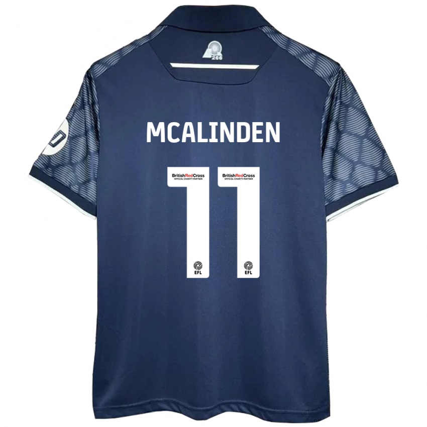 Pánské Liam Mcalinden #11 Černý Daleko Hráčské Dresy 2024/25 Dres