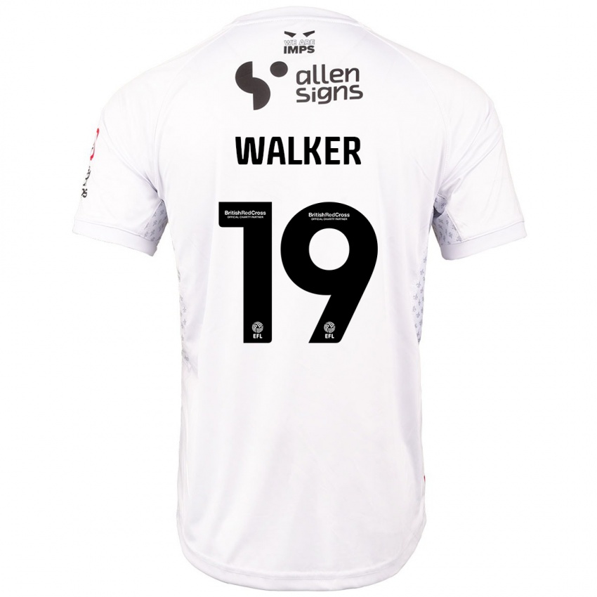 Pánské Tyler Walker #19 Červená Bílá Daleko Hráčské Dresy 2024/25 Dres