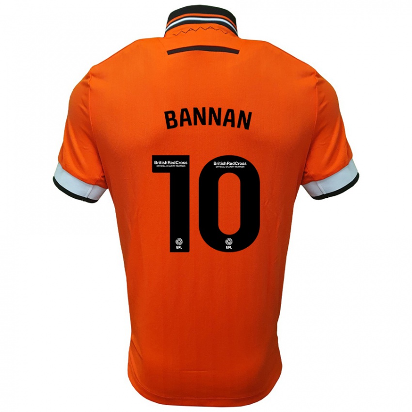 Pánské Barry Bannan #10 Oranžová Bílá Daleko Hráčské Dresy 2024/25 Dres