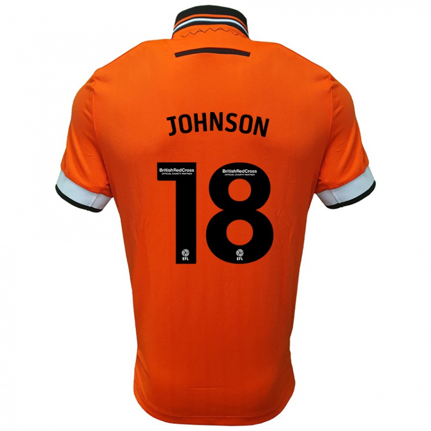 Pánské Marvin Johnson #18 Oranžová Bílá Daleko Hráčské Dresy 2024/25 Dres