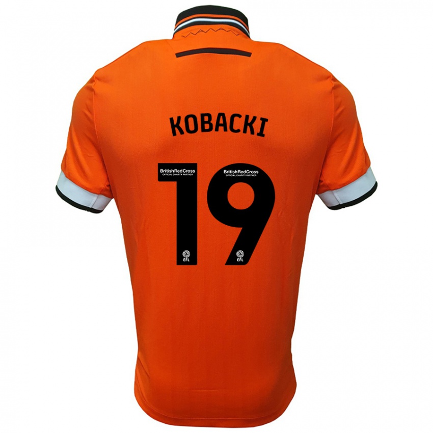 Pánské Olaf Kobacki #19 Oranžová Bílá Daleko Hráčské Dresy 2024/25 Dres