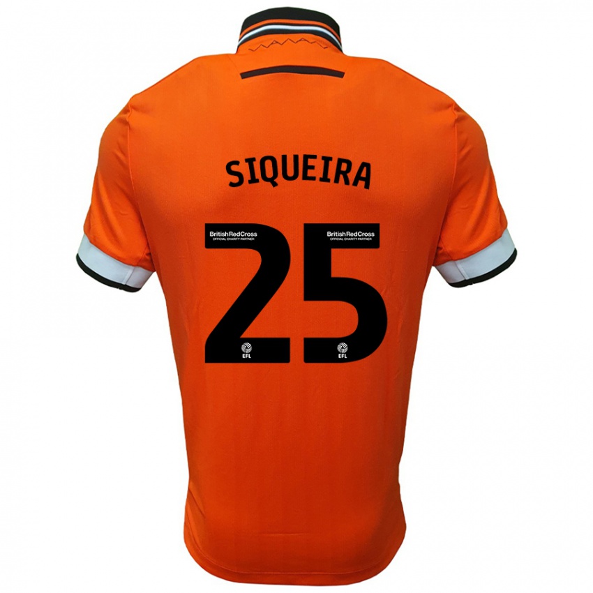 Pánské Guilherme Siqueira #25 Oranžová Bílá Daleko Hráčské Dresy 2024/25 Dres