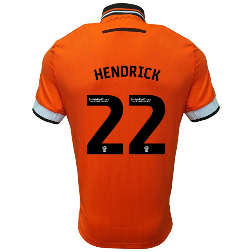 Pánské Jeff Hendrick #22 Oranžová Bílá Daleko Hráčské Dresy 2024/25 Dres