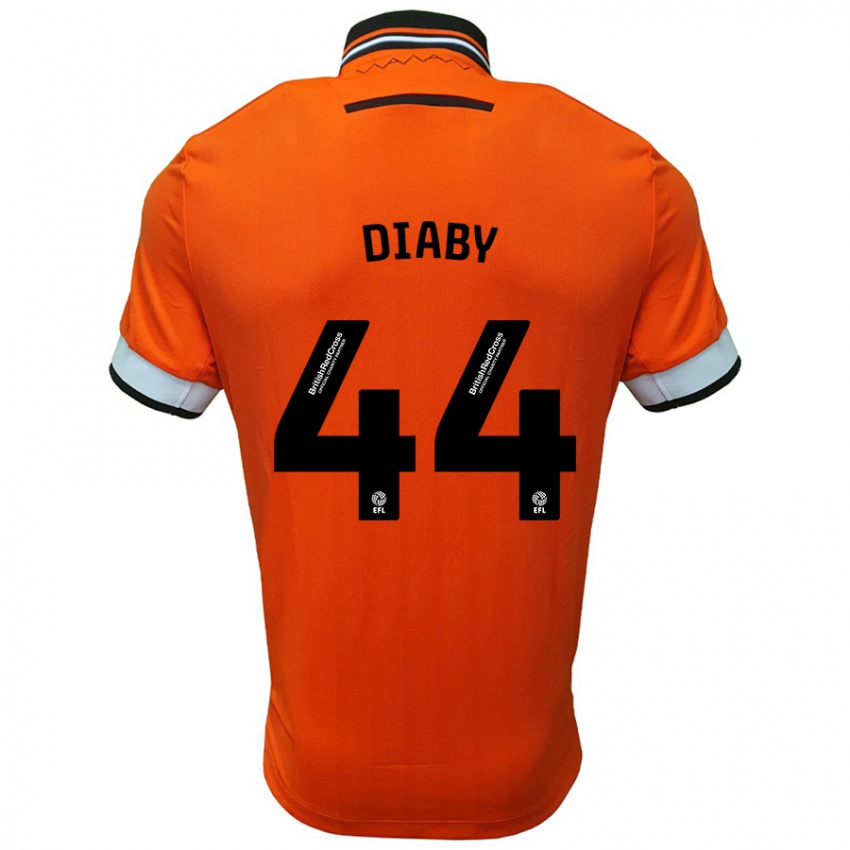 Pánské Momo Diaby #44 Oranžová Bílá Daleko Hráčské Dresy 2024/25 Dres