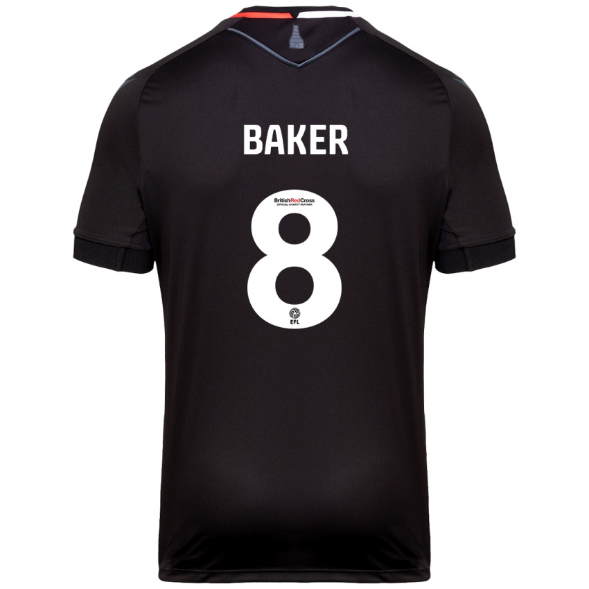 Pánské Lewis Baker #8 Černý Daleko Hráčské Dresy 2024/25 Dres