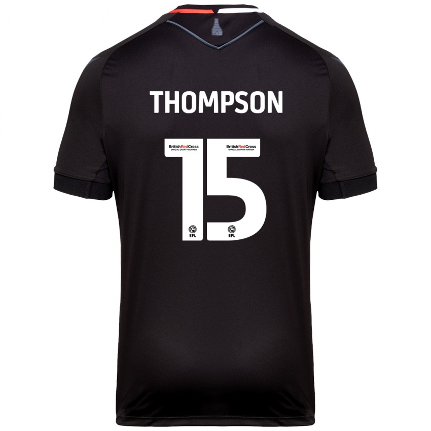 Pánské Jordan Thompson #15 Černý Daleko Hráčské Dresy 2024/25 Dres