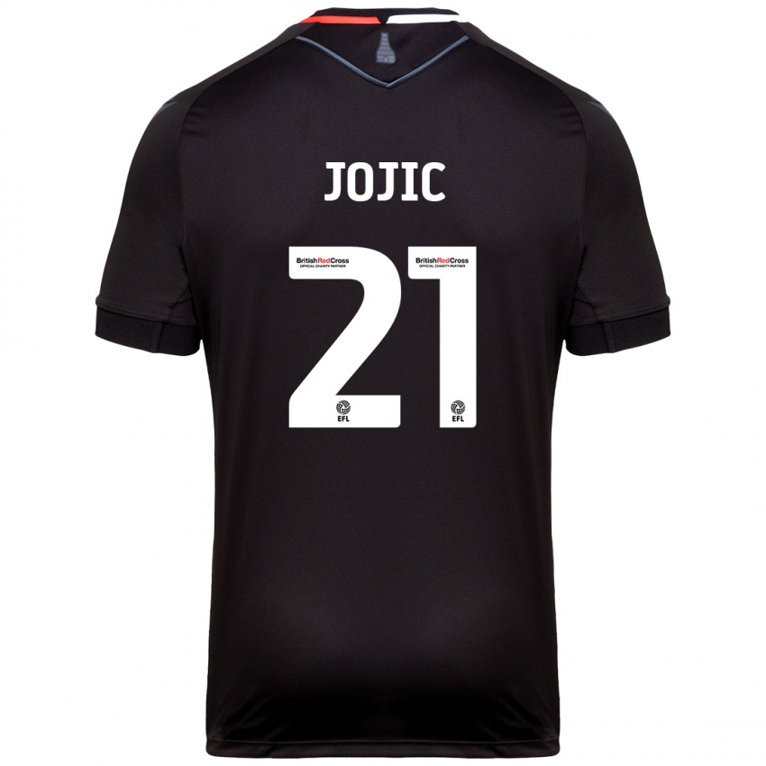 Pánské Nikola Jojic #21 Černý Daleko Hráčské Dresy 2024/25 Dres