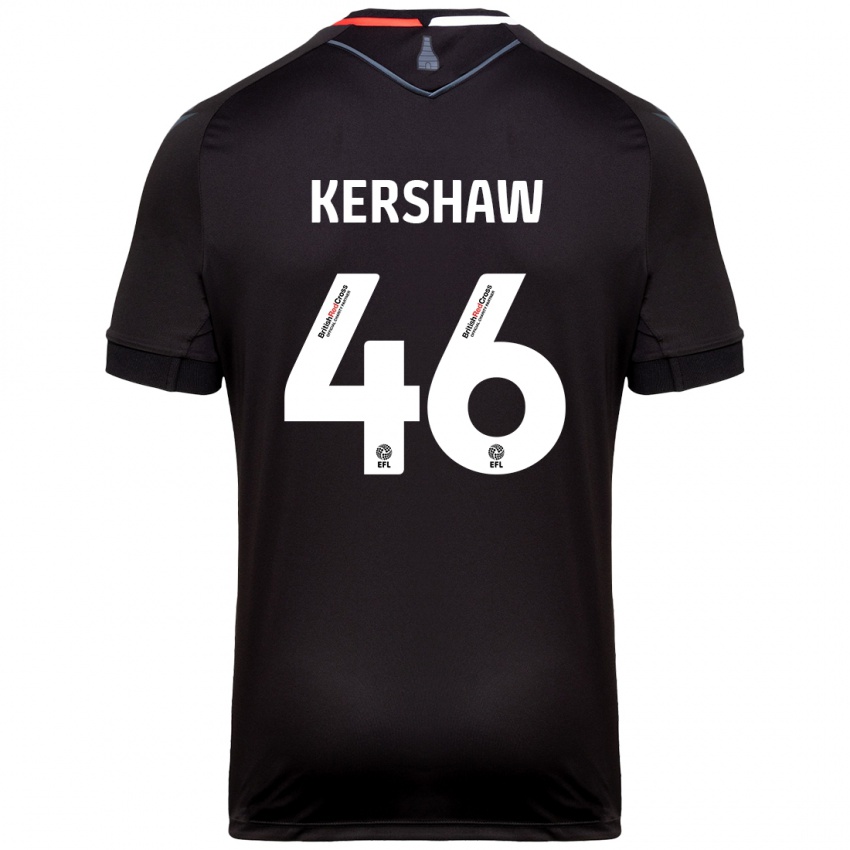 Pánské Ben Kershaw #46 Černý Daleko Hráčské Dresy 2024/25 Dres