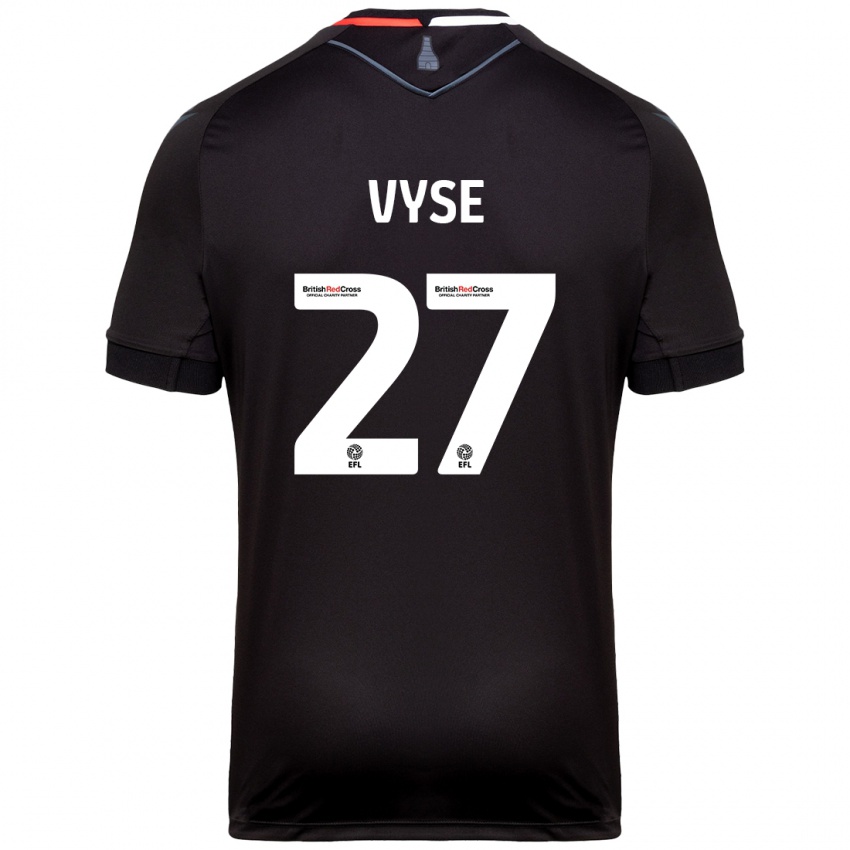 Pánské Ryah Vyse #27 Černý Daleko Hráčské Dresy 2024/25 Dres