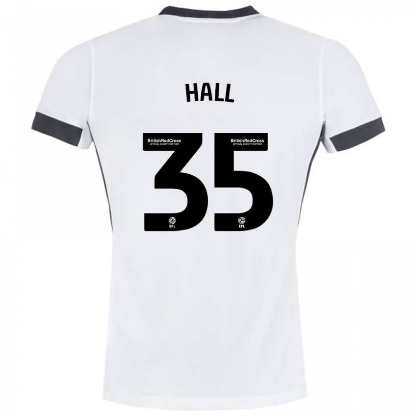 Pánské George Hall #35 Bílá Černá Daleko Hráčské Dresy 2024/25 Dres