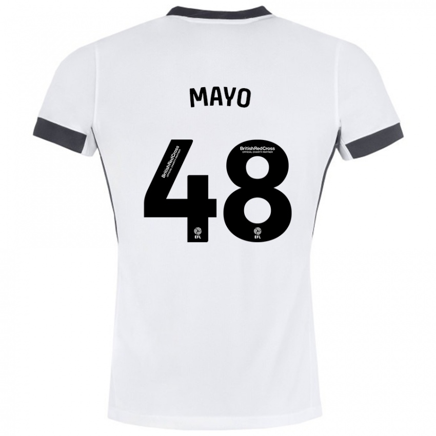 Pánské Bradley Mayo #48 Bílá Černá Daleko Hráčské Dresy 2024/25 Dres