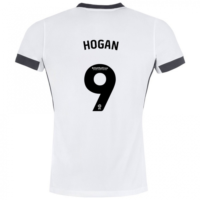 Pánské Scott Hogan #9 Bílá Černá Daleko Hráčské Dresy 2024/25 Dres