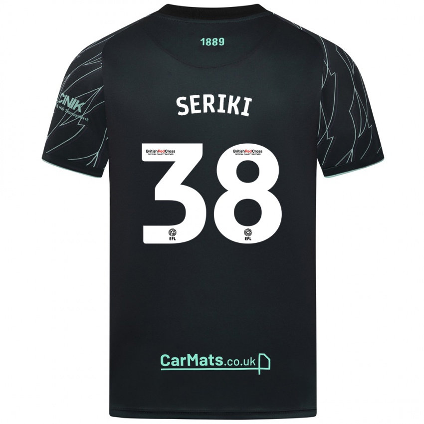 Pánské Femi Seriki #38 Černo Zelená Daleko Hráčské Dresy 2024/25 Dres