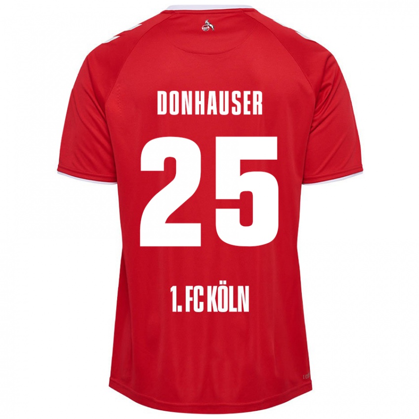 Pánské Laura Donhauser #25 Červená Bílá Daleko Hráčské Dresy 2024/25 Dres