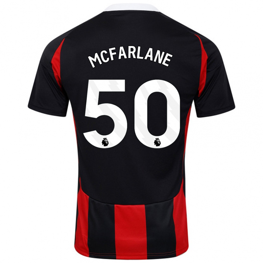 Pánské Callum Mcfarlane #50 Černá Červená Daleko Hráčské Dresy 2024/25 Dres