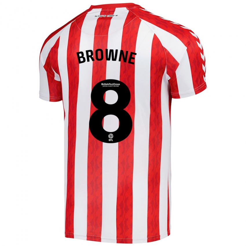 Dámské Alan Browne #8 Červená Bílá Domů Hráčské Dresy 2024/25 Dres