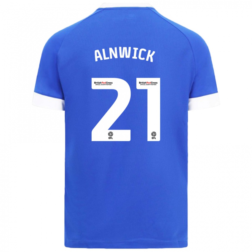 Dámské Jak Alnwick #21 Nebesky Modrá Domů Hráčské Dresy 2024/25 Dres