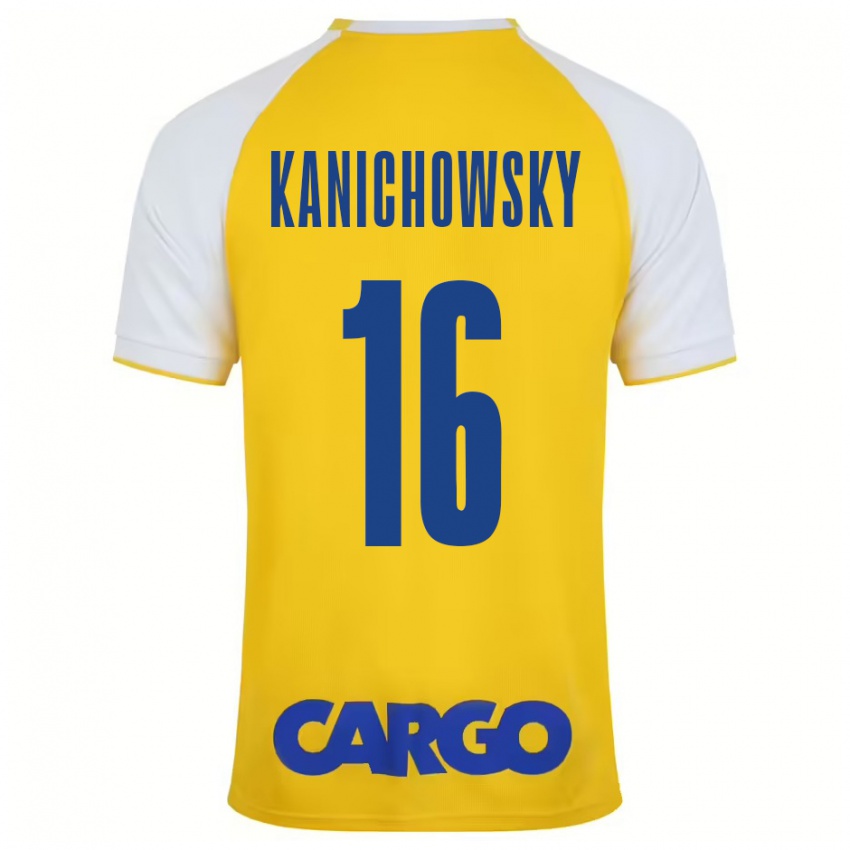 Dámské Gabi Kanichowsky #16 Žlutá Bílá Domů Hráčské Dresy 2024/25 Dres