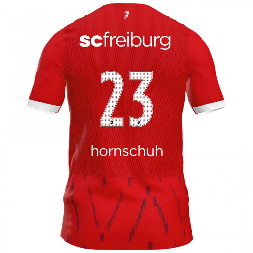 Dámské Marc Hornschuh #23 Červený Domů Hráčské Dresy 2024/25 Dres