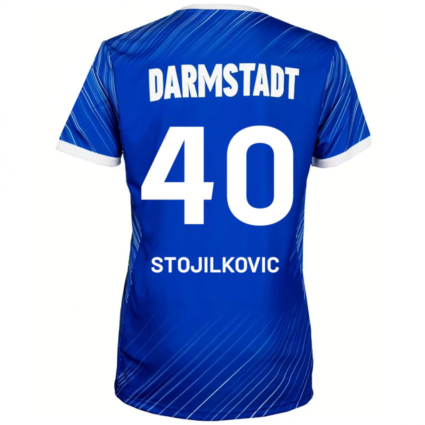 Dámské Filip Stojilkovic #40 Modrá Bílá Domů Hráčské Dresy 2024/25 Dres