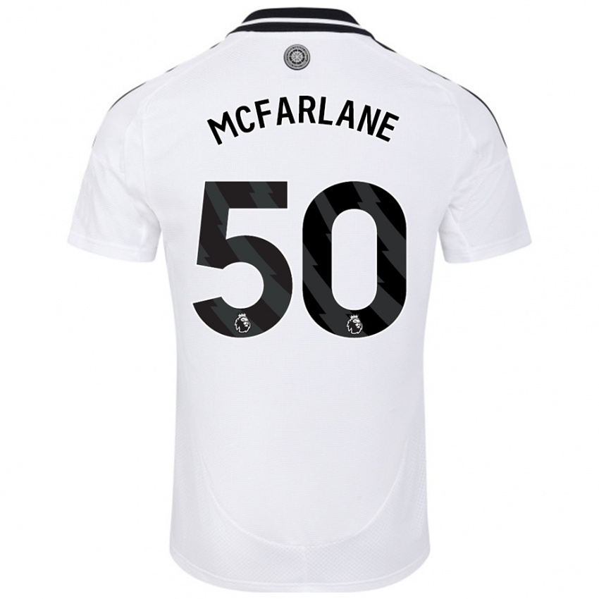 Dámské Callum Mcfarlane #50 Bílý Domů Hráčské Dresy 2024/25 Dres