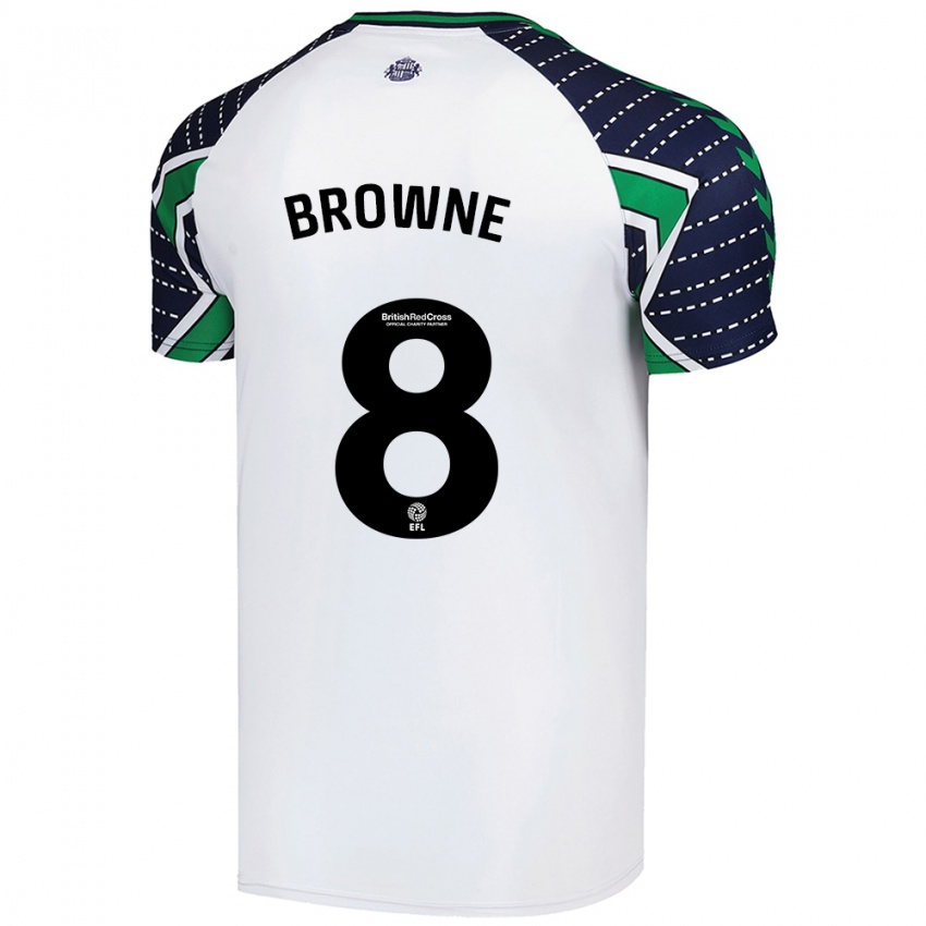 Dámské Alan Browne #8 Bílý Daleko Hráčské Dresy 2024/25 Dres