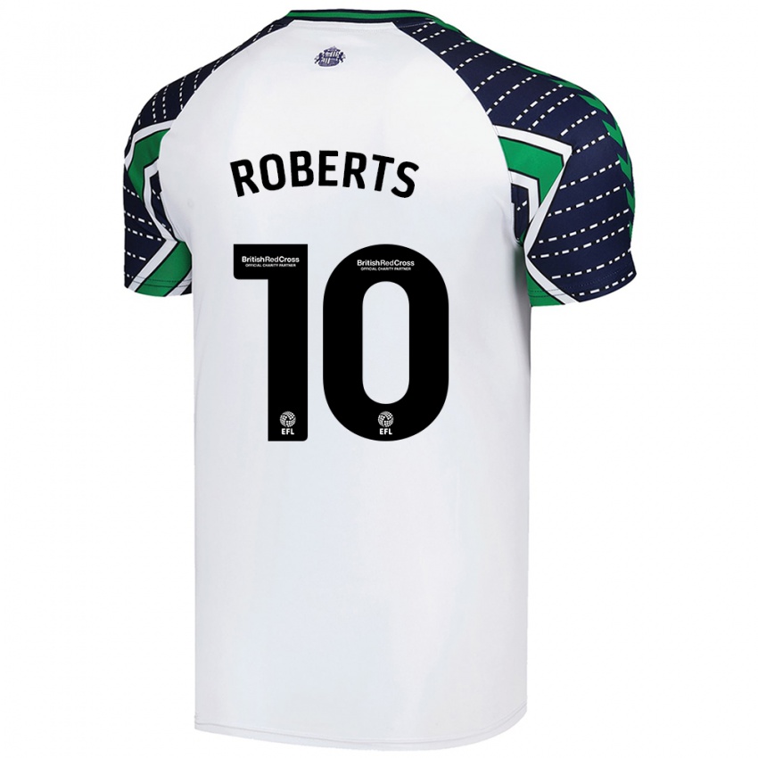 Dámské Patrick Roberts #10 Bílý Daleko Hráčské Dresy 2024/25 Dres