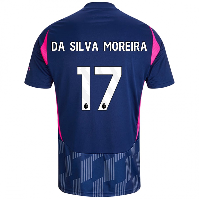 Dámské Eric Da Silva Moreira #17 Královsky Modrá Růžová Daleko Hráčské Dresy 2024/25 Dres