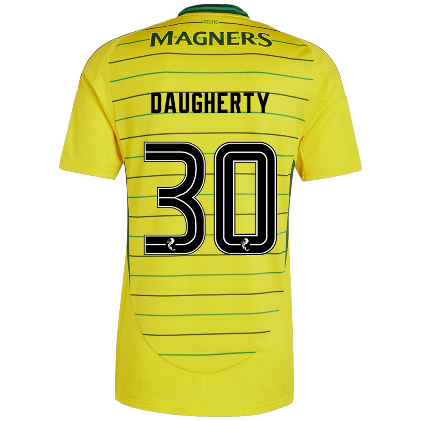 Dámské Kelsey Daugherty #30 Žluť Daleko Hráčské Dresy 2024/25 Dres