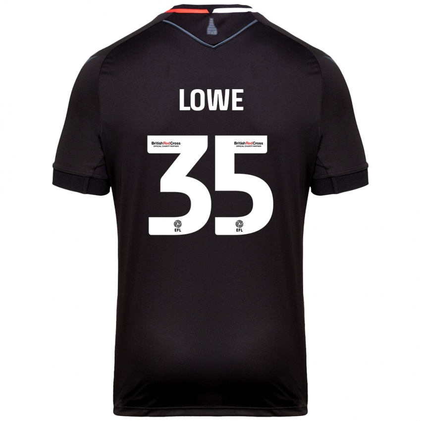 Dámské Nathan Lowe #35 Černý Daleko Hráčské Dresy 2024/25 Dres