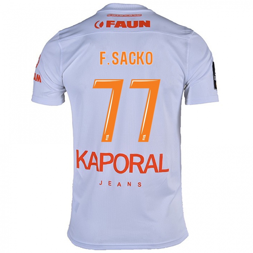 Dámské Falaye Sacko #77 Bílý Daleko Hráčské Dresy 2024/25 Dres