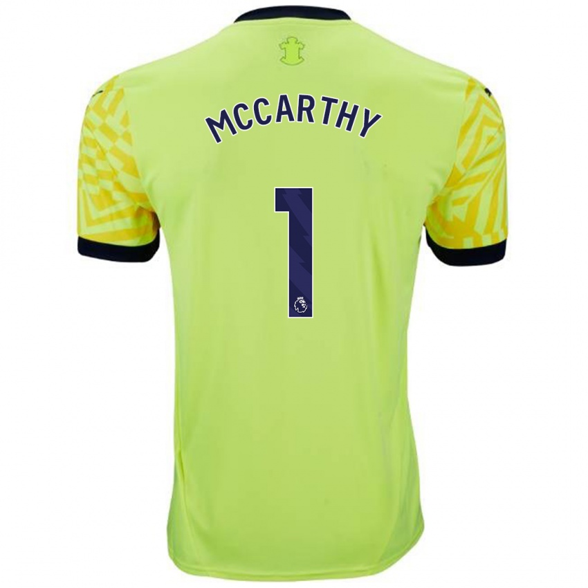 Dámské Alex Mccarthy #1 Žluť Daleko Hráčské Dresy 2024/25 Dres