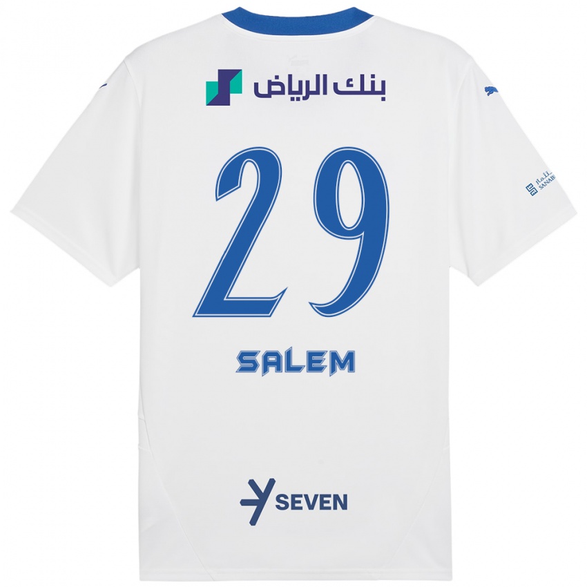 Dámské Salem Al-Dawsari #29 Bílá Modrá Daleko Hráčské Dresy 2024/25 Dres