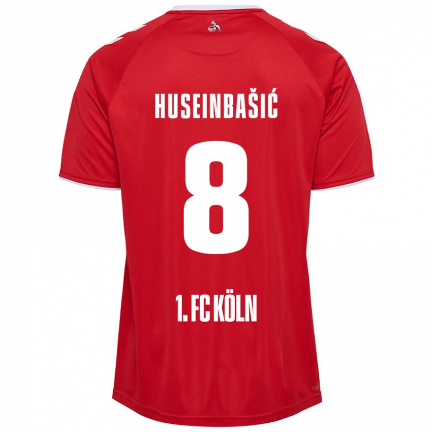 Dámské Denis Huseinbasic #8 Červená Bílá Daleko Hráčské Dresy 2024/25 Dres