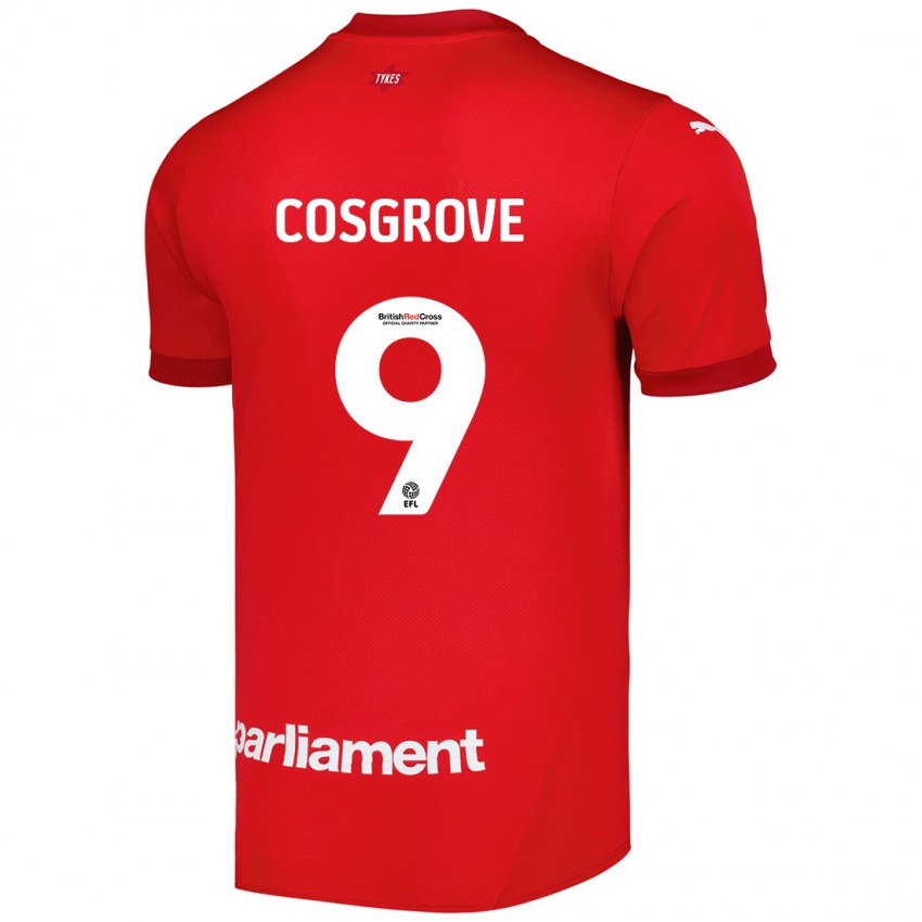 Dětské Sam Cosgrove #9 Červený Domů Hráčské Dresy 2024/25 Dres