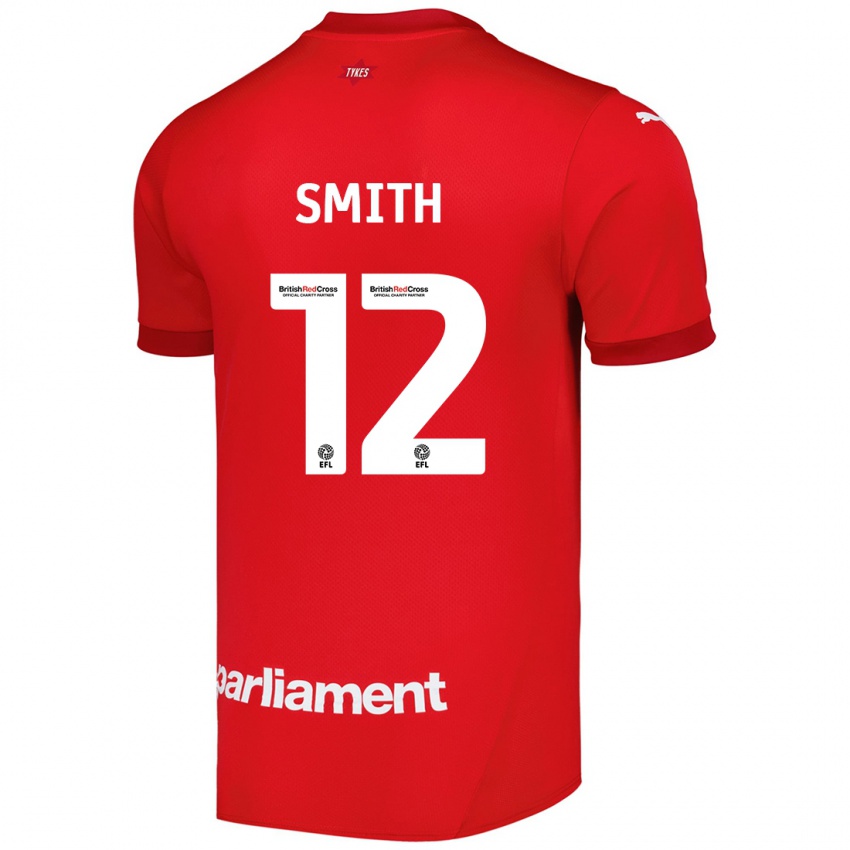 Dětské Jackson Smith #12 Červený Domů Hráčské Dresy 2024/25 Dres