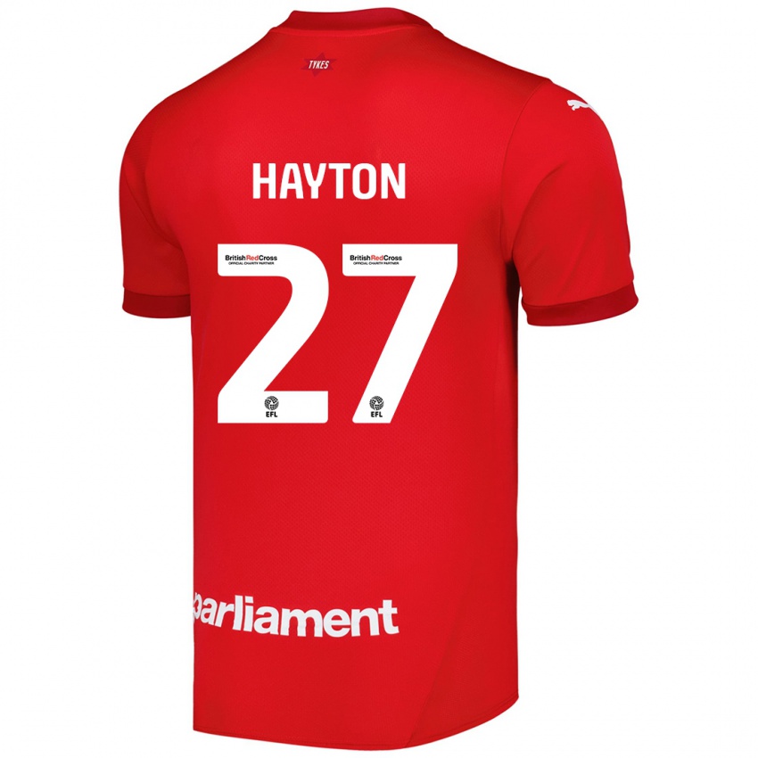 Dětské Adam Hayton #27 Červený Domů Hráčské Dresy 2024/25 Dres