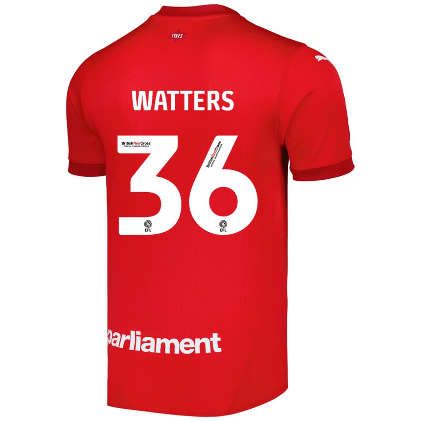 Dětské Max Watters #36 Červený Domů Hráčské Dresy 2024/25 Dres